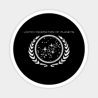 Federation Of Planets Turquoise Magnet